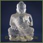 Preview: Buddha aus Bergkristall, 1090 Gramm, 16 x 11 cm