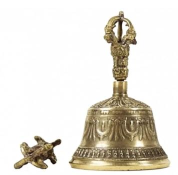Glocke klein 7 x 13,5 cm mit Dorje